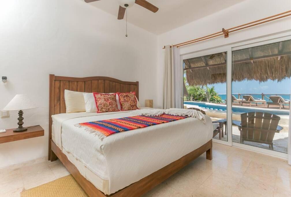 Luxury 5-Br Beachfront Home In Tulum Casa Sofia Gato エクステリア 写真
