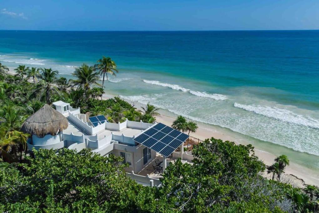 Luxury 5-Br Beachfront Home In Tulum Casa Sofia Gato エクステリア 写真