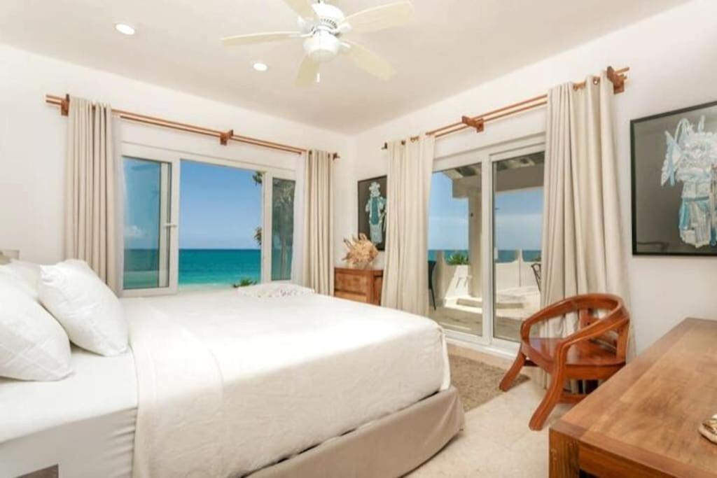 Luxury 5-Br Beachfront Home In Tulum Casa Sofia Gato エクステリア 写真