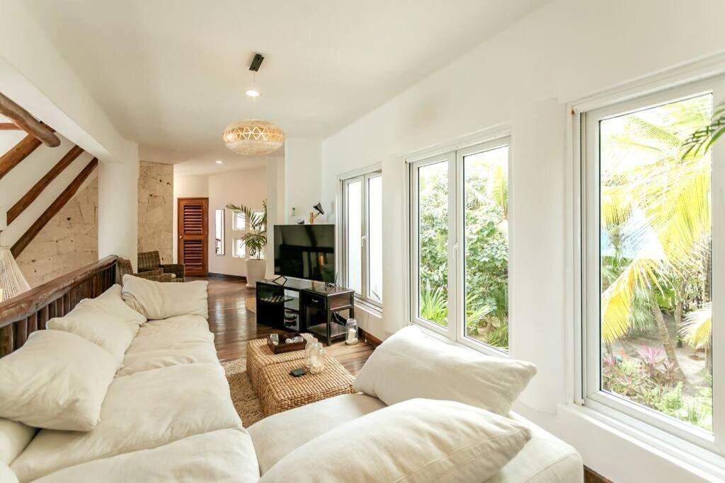 Luxury 5-Br Beachfront Home In Tulum Casa Sofia Gato エクステリア 写真