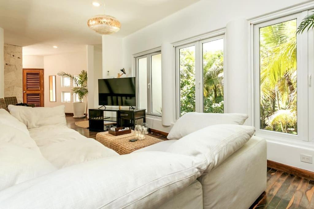 Luxury 5-Br Beachfront Home In Tulum Casa Sofia Gato エクステリア 写真